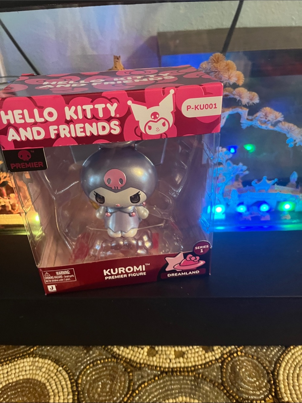 Premier Kuromi Figure — Silver & Pink